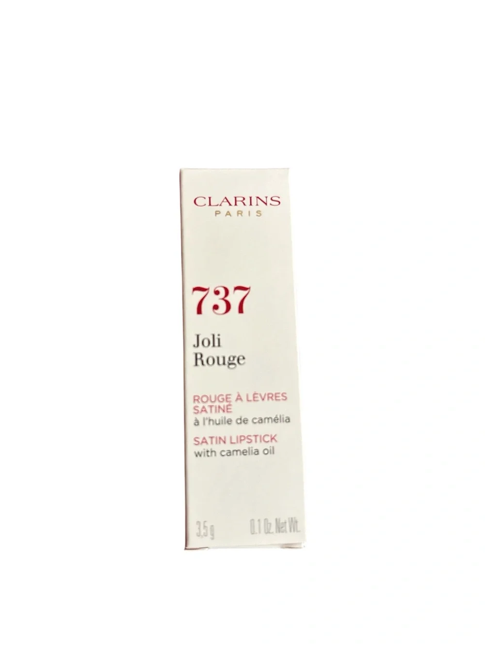 Clarins Joli Rouge Satin Lipstick 737 Red